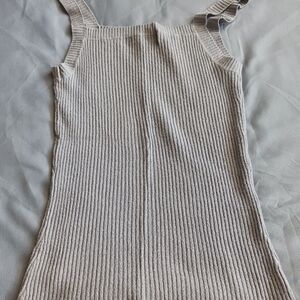 Women's Ribbed Tank Top- Lavendar Gray